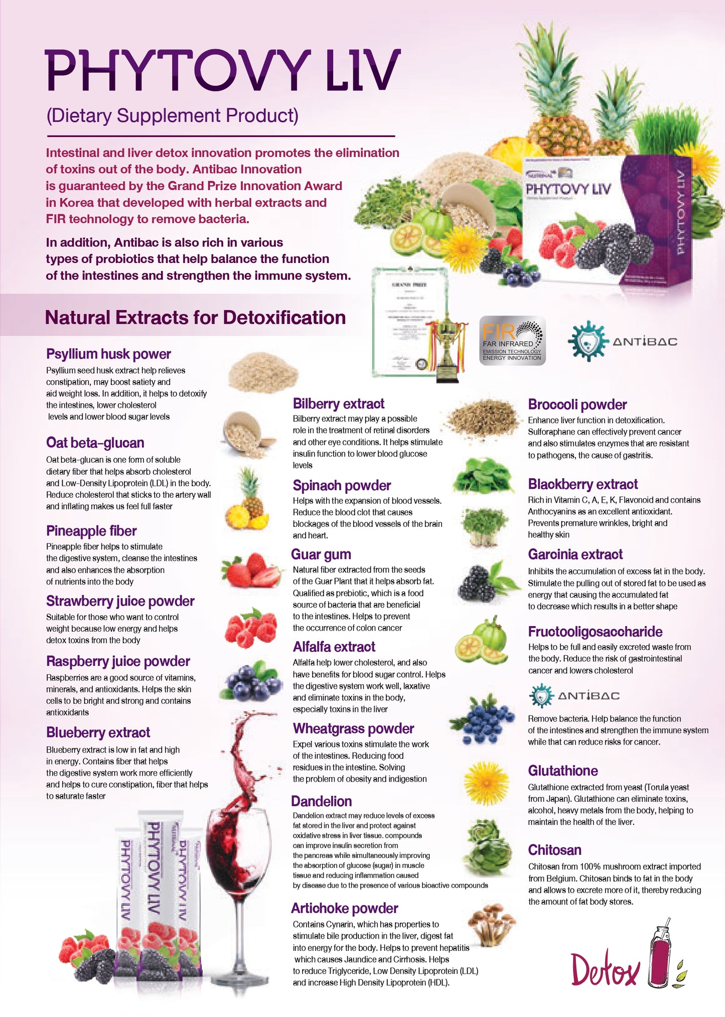Phytovy Liv Detox – Herbal Digestive Support