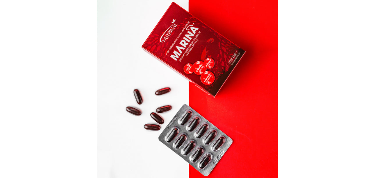 Marina Omega Formula – The Power of Omega-3 with Krill Oil & Astaxanthin